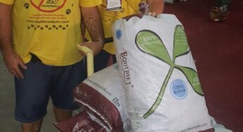 Donación de Cubos de Alfalfa al refugio de animales «San Francisco de Asis»