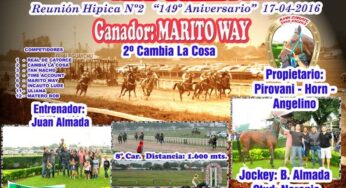 Marito Way, ganador en Gualeguaychu.