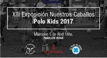EQUIDIET sponsor de la XIII Exposición Nuestros Caballos, Polo Kids 2017