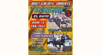 Gran Premio Consagración de Campeones – Jockey Club Goya, Corrientes