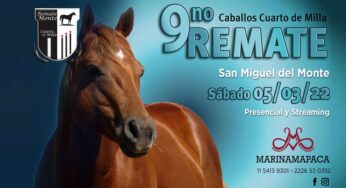 9º Remate de Cuarto de Milla MARINAMAPACA- San Miguel del Monte