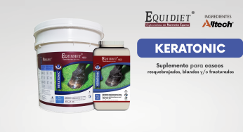 ¡Reforzá los cascos de tus caballos con Equidiet KERATONIC!