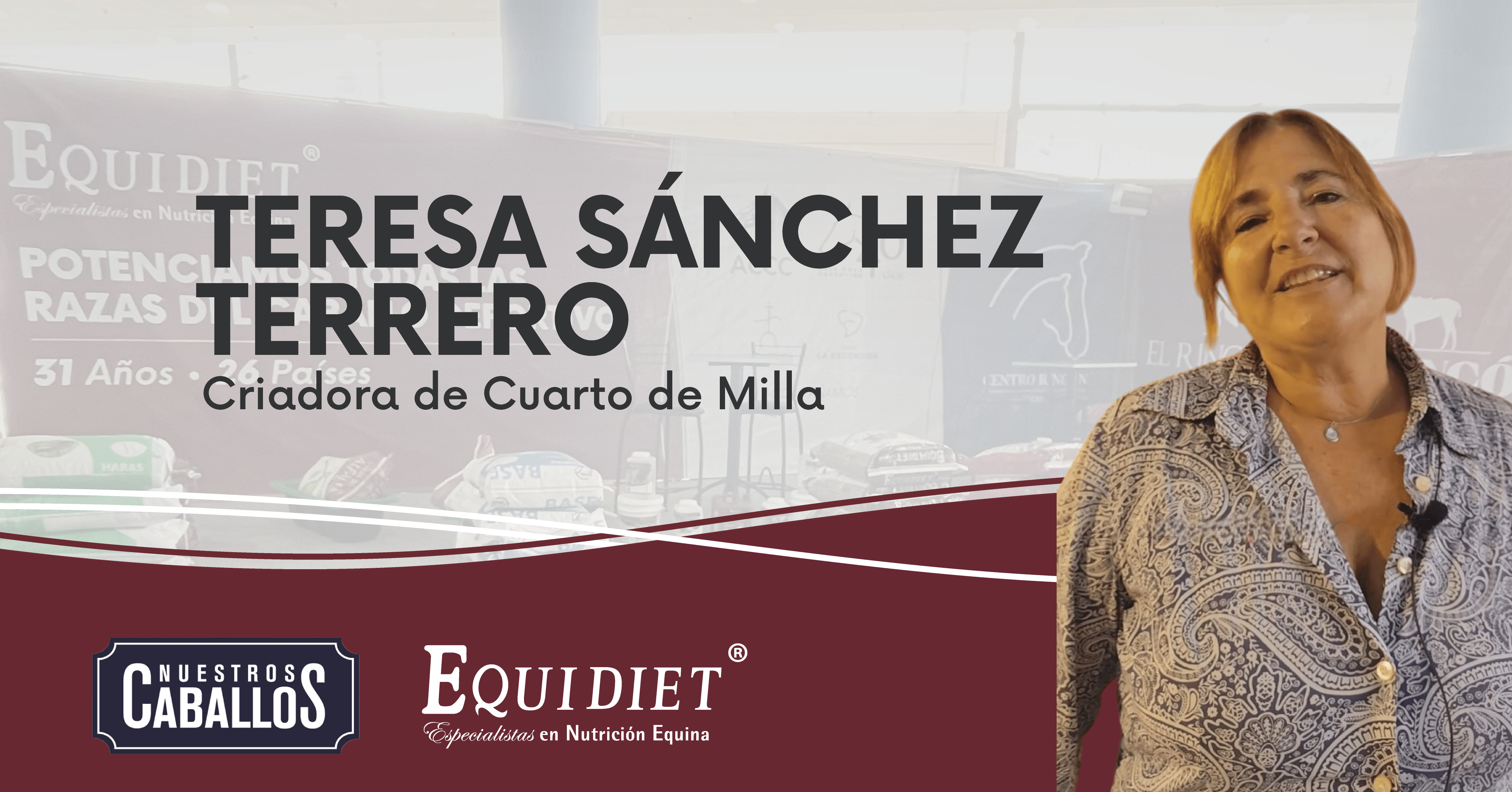 Teresa Sánchez Terrero visitó nuestro stand
