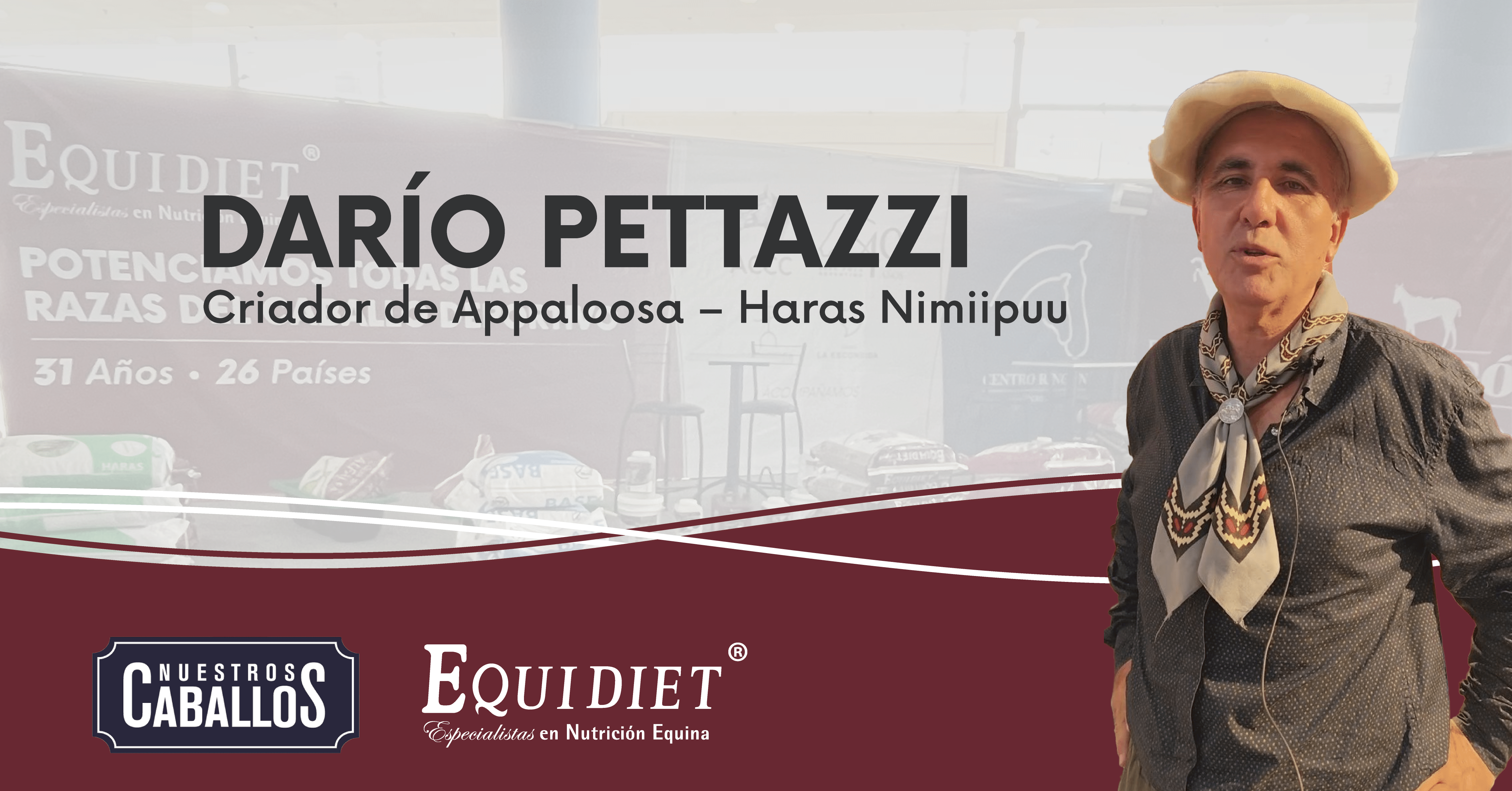 Darío Pettazzi en la Expo: premios y nutrición